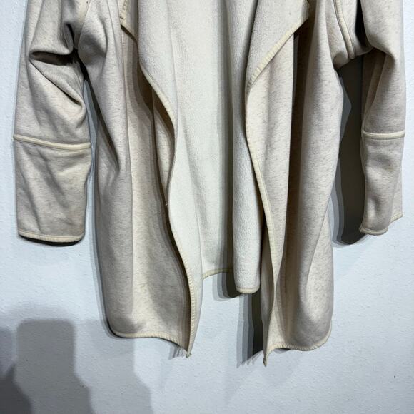 Athleta Cream Oatmeal Cozy Karma Wrap Cardigan Sz S - Picture 4 of 13